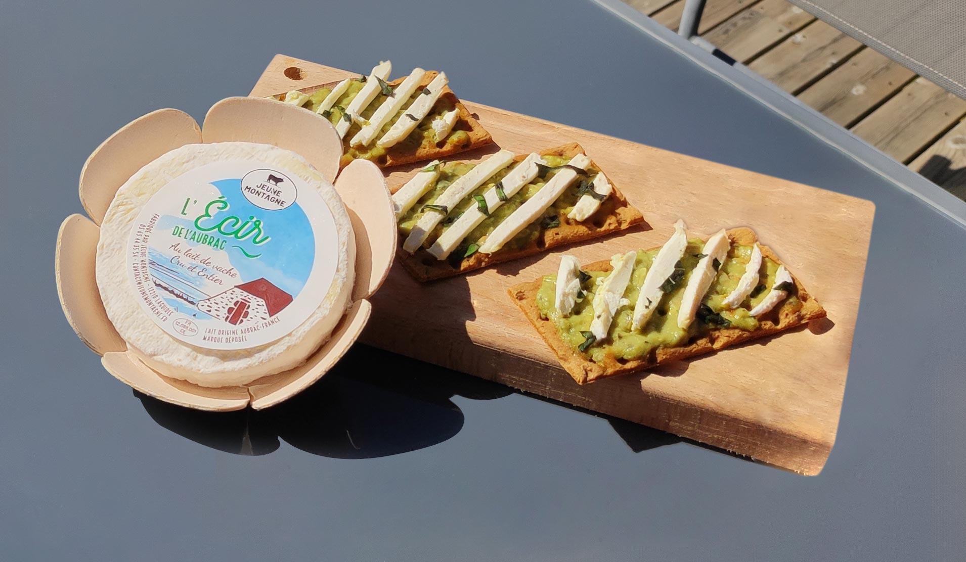 Recette Toasts frais à l'Écir de l'Aubrac