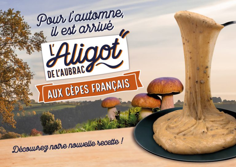 Affiche de l'Aligot aux cèpes français